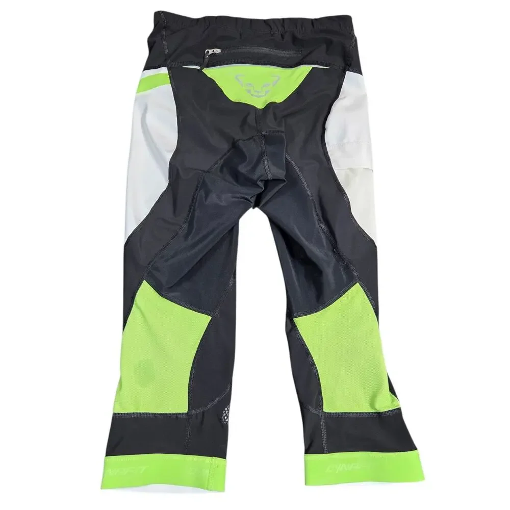 Dynafit‎ Trekking Outdoor Tight Fit Black And Green Pants Size 32 Hiking Riding